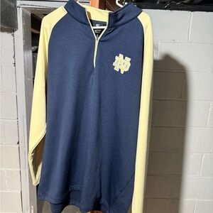 Notre Dame Quarter-zip Sweater
